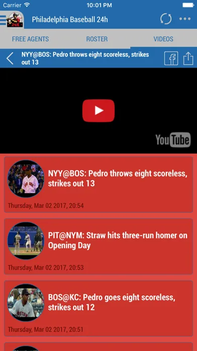 Philadelphia Baseball 24h स्क्रीनशॉट