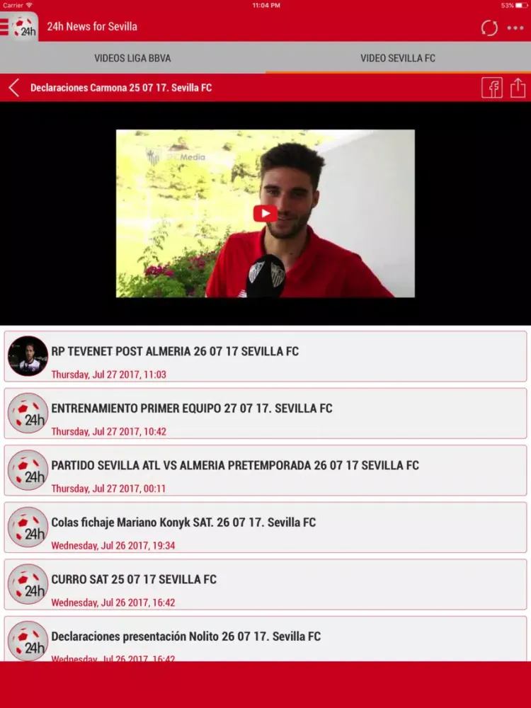 صور 24h News for Sevilla FC iPad 