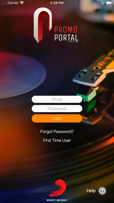 Sony Music Promo Portal Screenshots