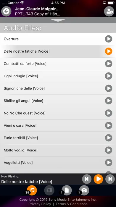 Sony Music Promo Portal Screenshots