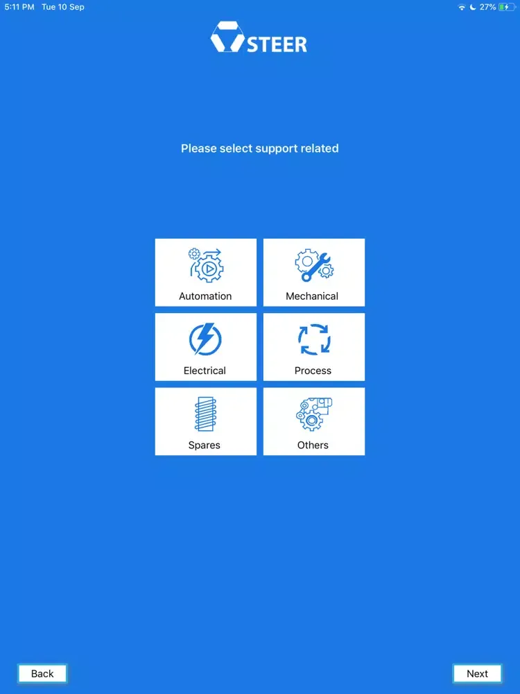 ภาพหน้าจอของ STEER: Ticketing Tool iPad 