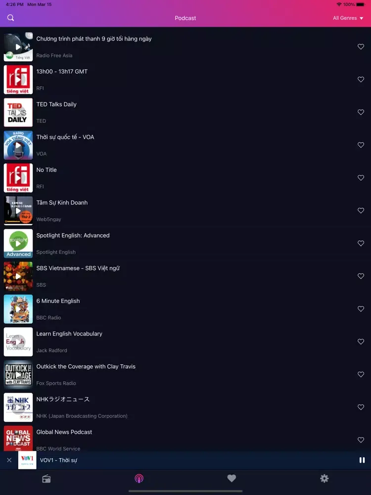 صور Radio FM: Music, News, Podcast iPad 