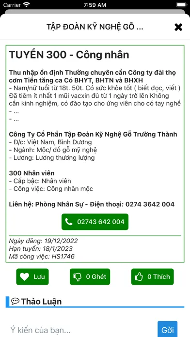 Tìm Việc Làm Phổ Thông Screenshots