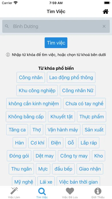 Tìm Việc Làm Phổ Thông Screenshots