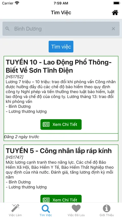Tìm Việc Làm Phổ Thông Screenshots