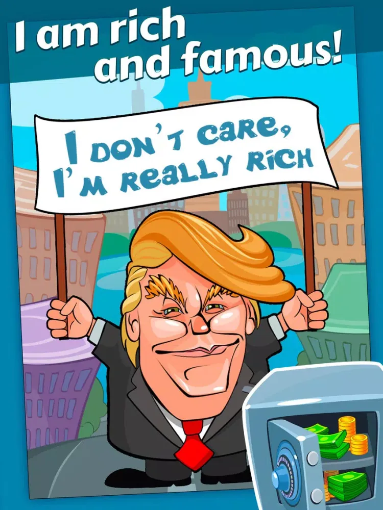 Rich Donald Trump Clicker Free iPad 应用截图