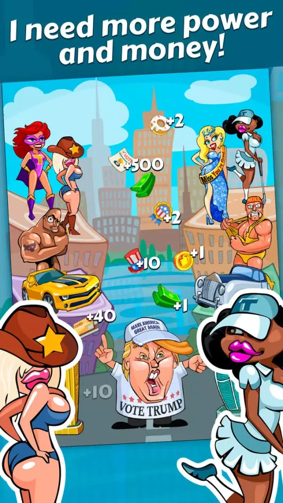 Rich Donald Trump Clicker Free应用截图
