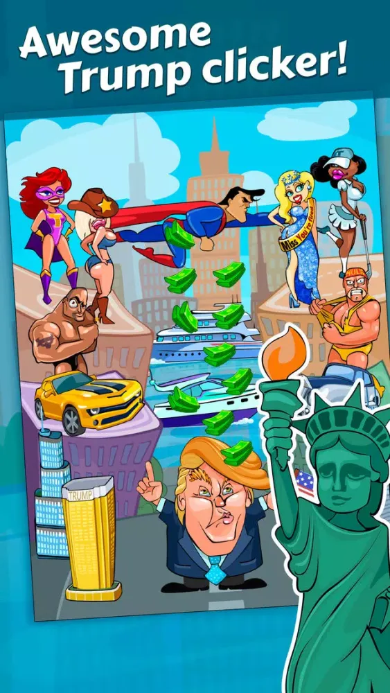 Rich Donald Trump Clicker Free应用截图