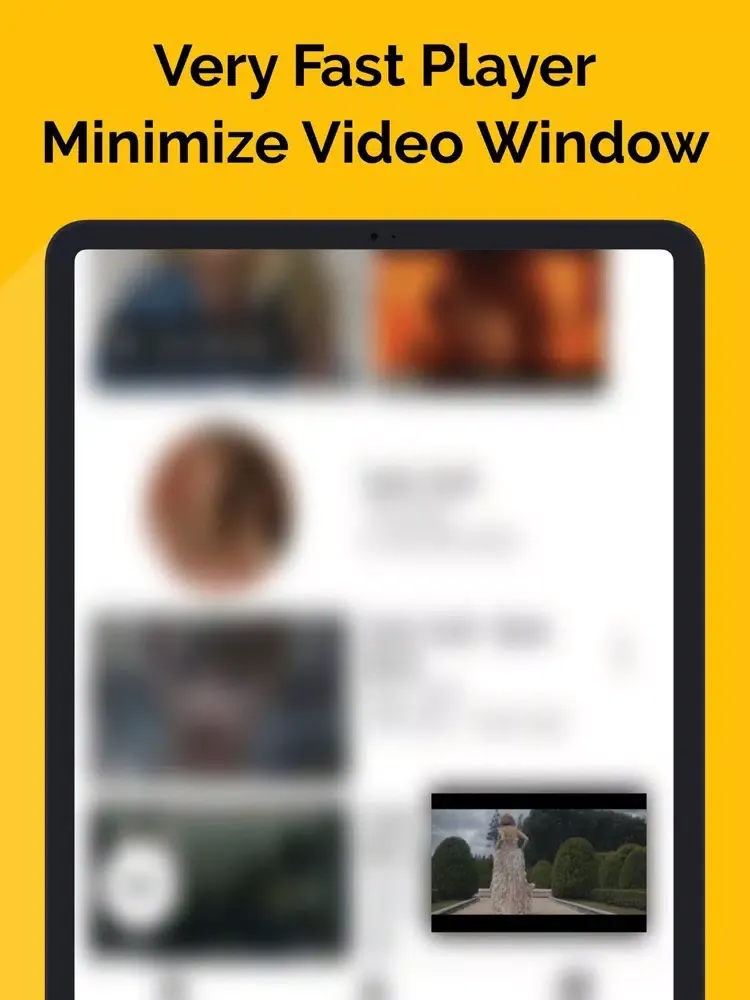 MiniTube - Minimize Player iPad  스크린샷