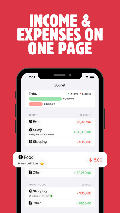 ภาพหน้าจอของ Budger - Money Tracker