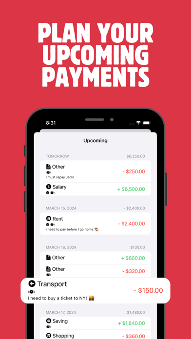 ภาพหน้าจอของ Budger - Money Tracker