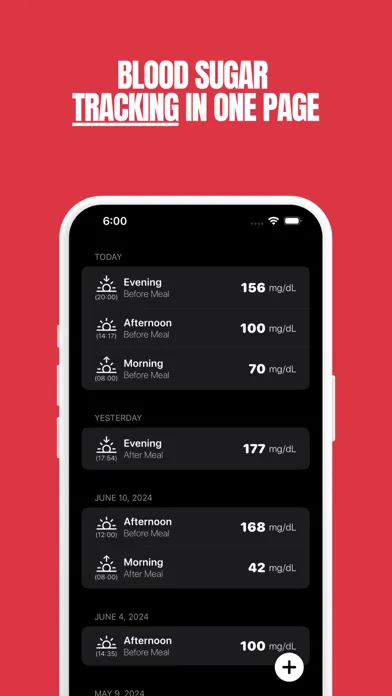 Glucall - Blood Sugar Tracking स्क्रीनशॉट