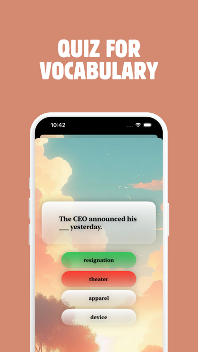 Vova - English Vocabulary Card スクリーンショット