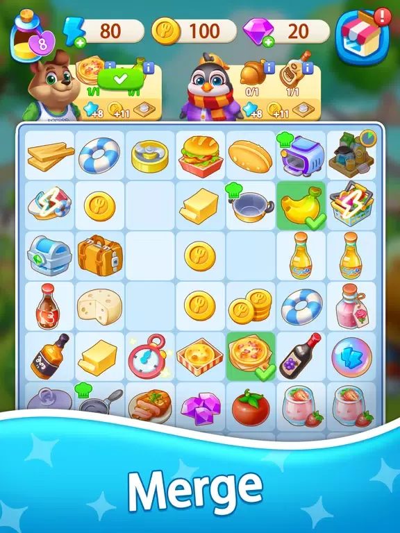 Food Travel - Merge & Cooking iPad 應用截圖