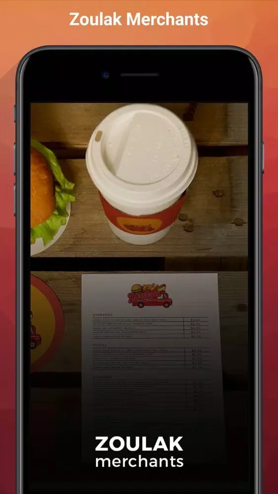 Zoulak Order Taking App Screenshots