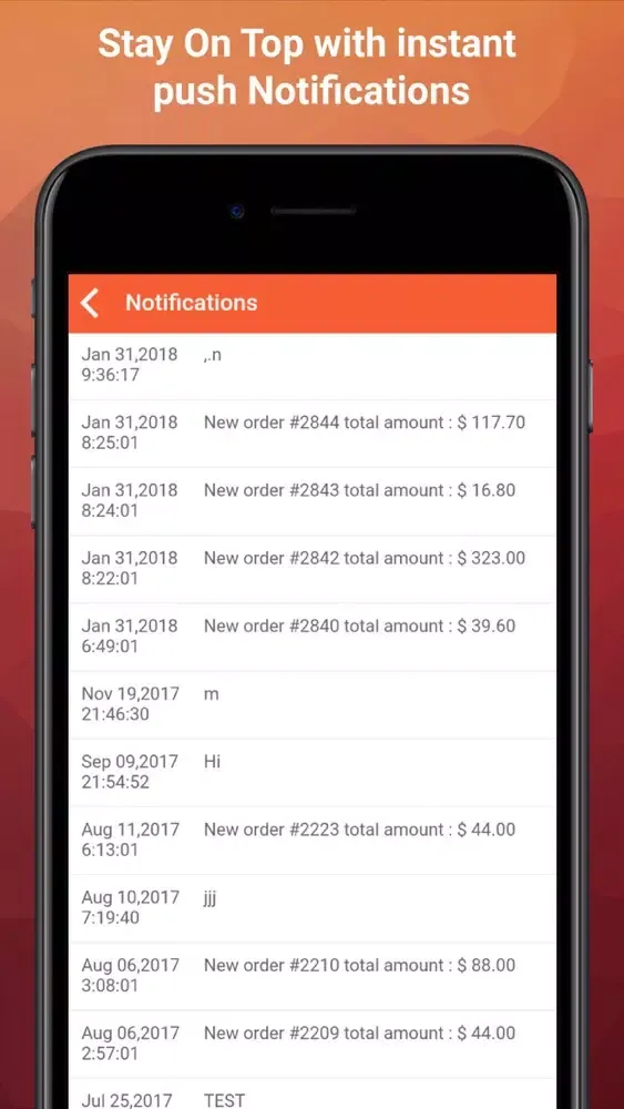 Zoulak Order Taking App Screenshots