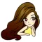 Girl daily life stickers
