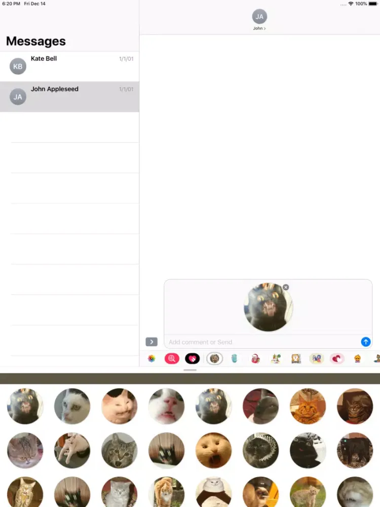 Stupid cats Stickers iPad 应用截图
