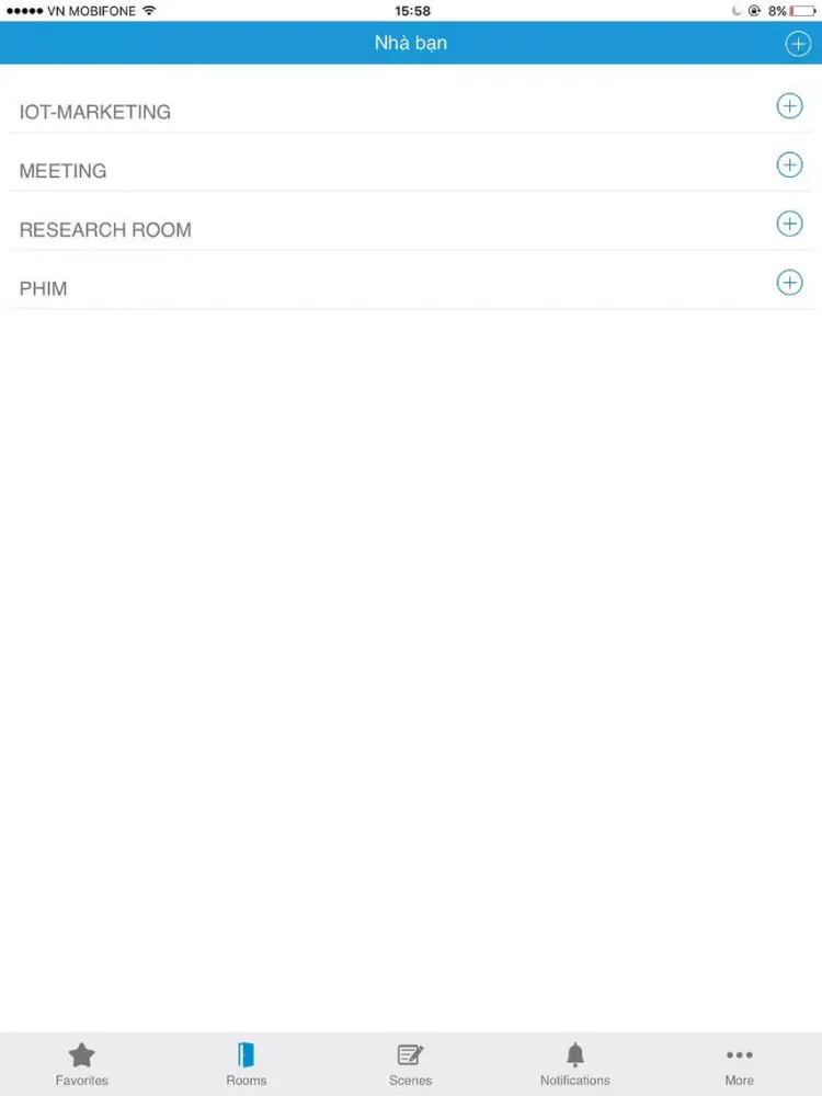 Tangkapan layar DHome iPad 