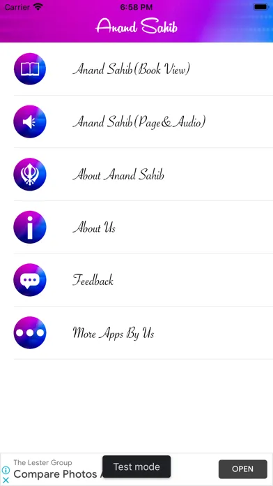 Screenshot di Anand Sahib