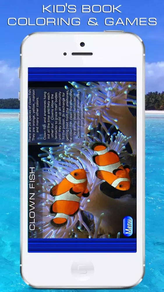 Screenshot di Ocean - The encyclopedia of the sea animals for kids and parents. Children's book and coloring games. Free version.