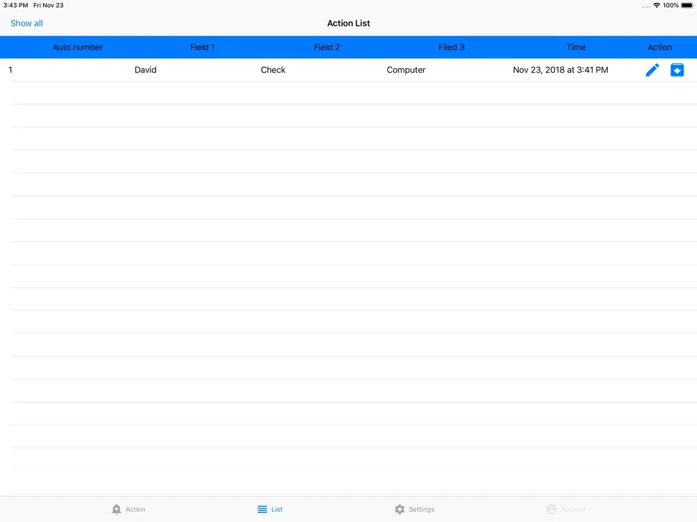 TV Paging System iPad  スクリーンショット