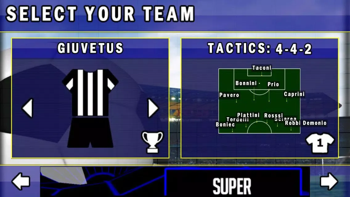 Captures d'écran de easySoccer Free