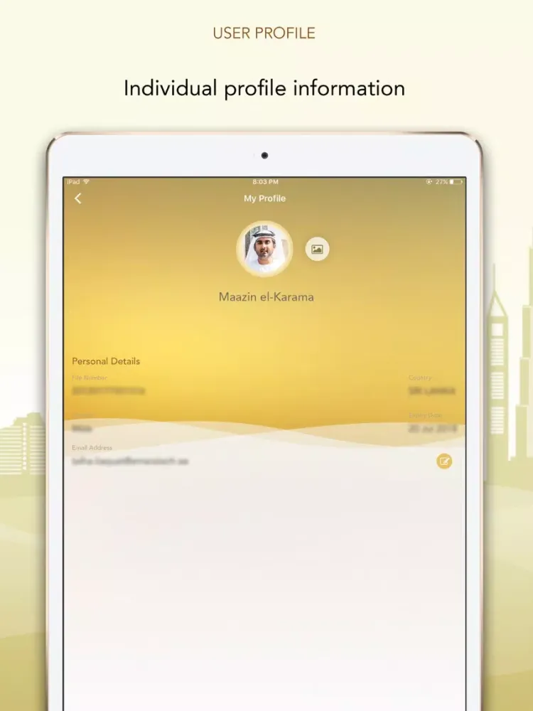 Capturas de tela do GDRFA Dubai iPad 