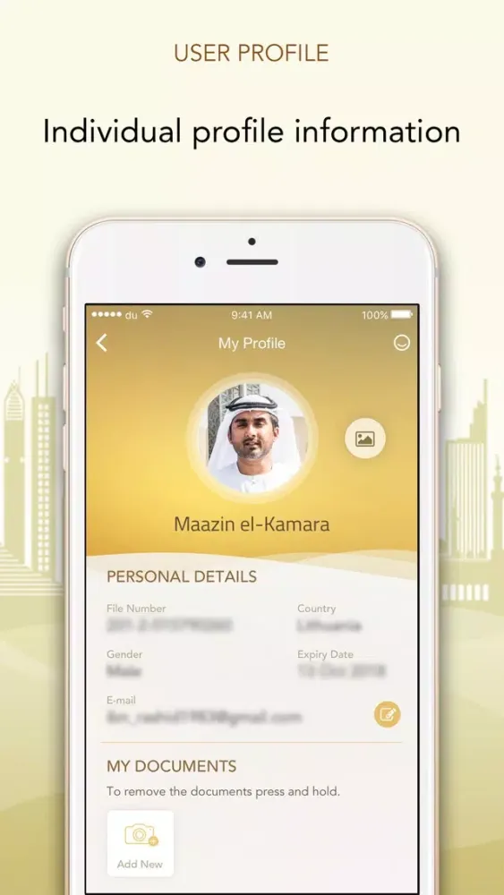 Capturas de tela do GDRFA Dubai