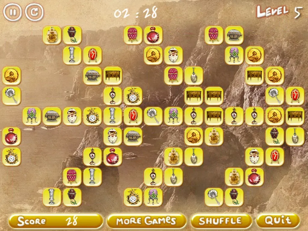 Antique Tour Mahjong Free iPad 应用截图