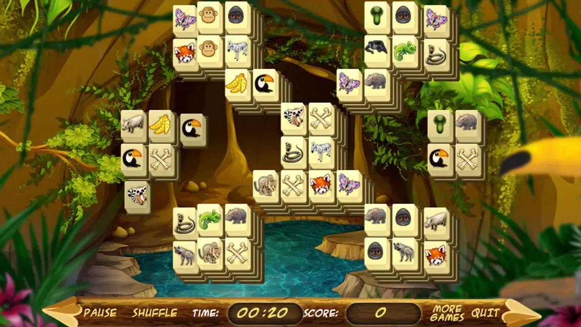 Captures d'écran de Wild Africa Mahjong Free