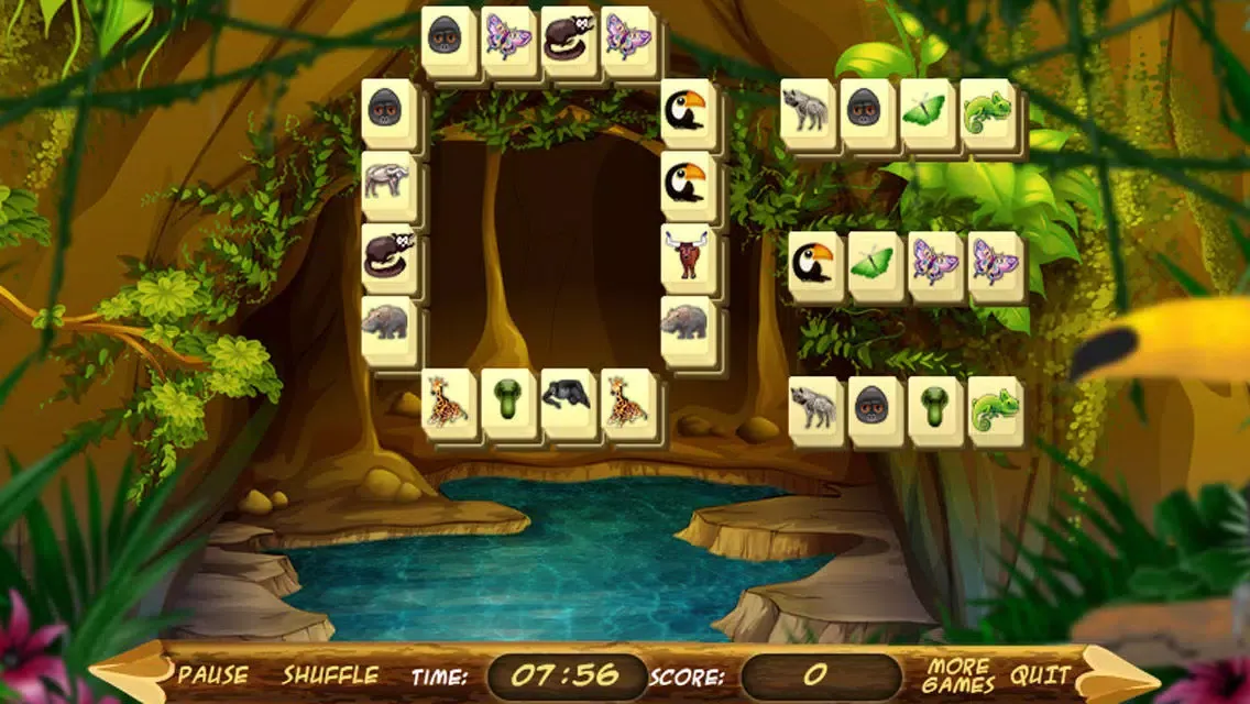 Captures d'écran de Wild Africa Mahjong Free