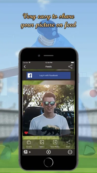 Tangkapan layar IPL 2018 Selfie Photo Maker