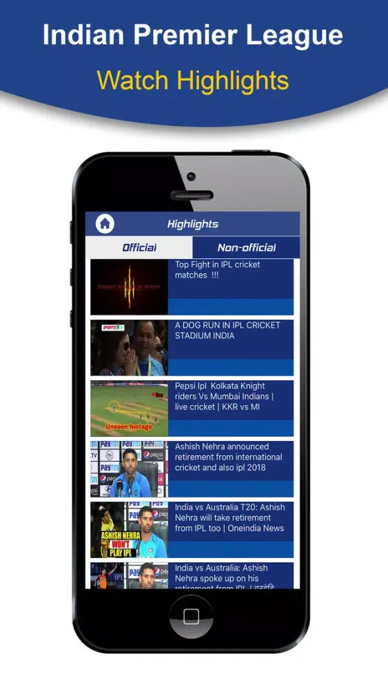 Captures d'écran de IPL Live Cricket
