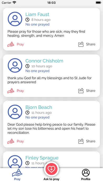 Zrzuty ekranu iPray Online
