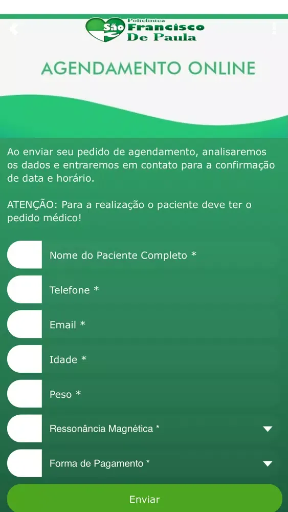 Clínica São Francisco de Paula應用截圖