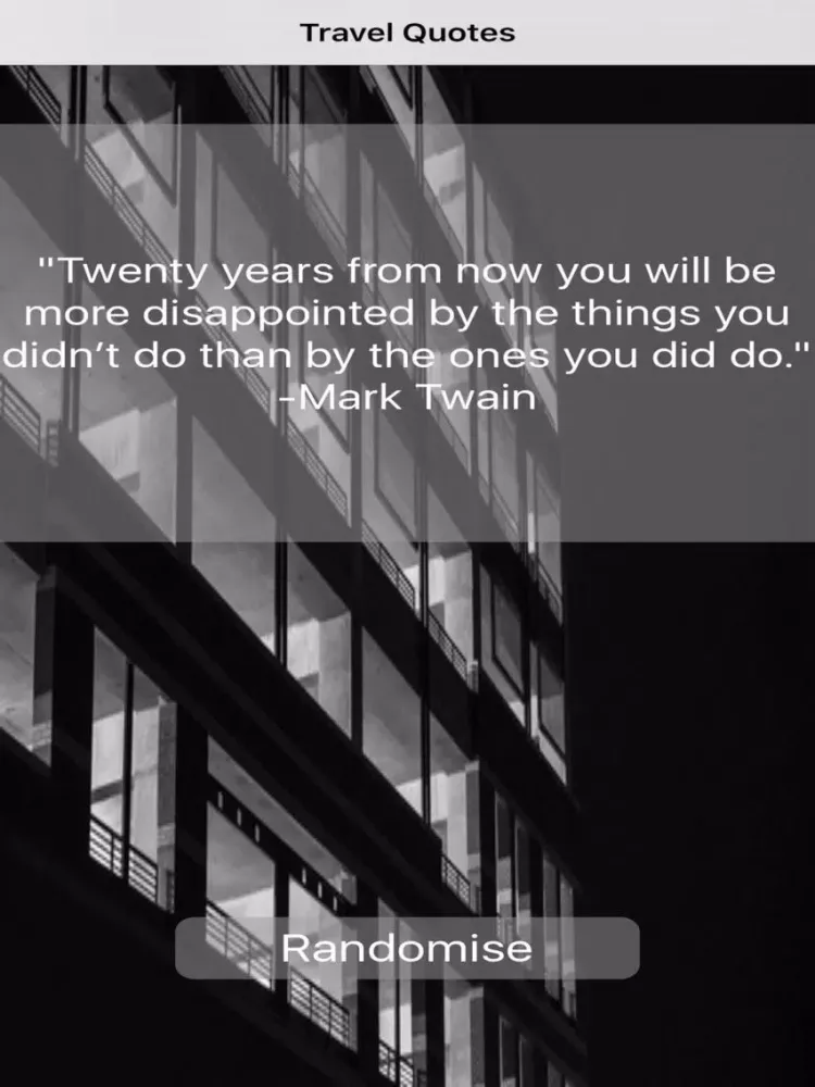 iQuotes - Travel Quotes iPad  Screenshots