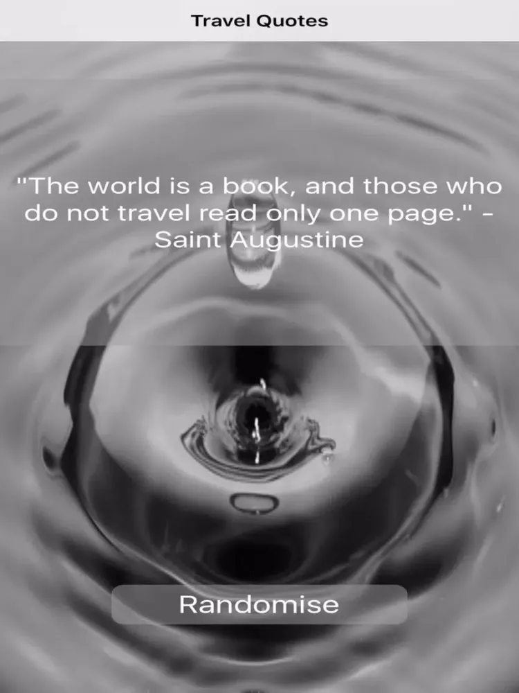 iQuotes - Travel Quotes iPad  Screenshots