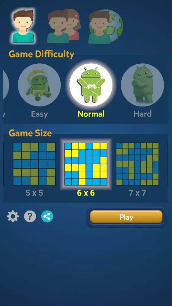 Tangkapan layar Dots and Boxes