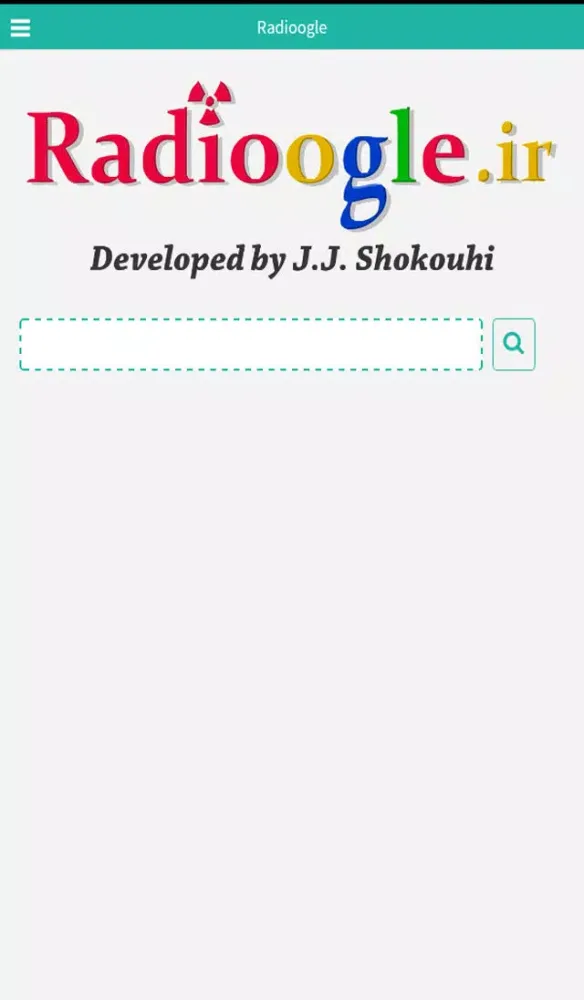 Screenshot di radioogle