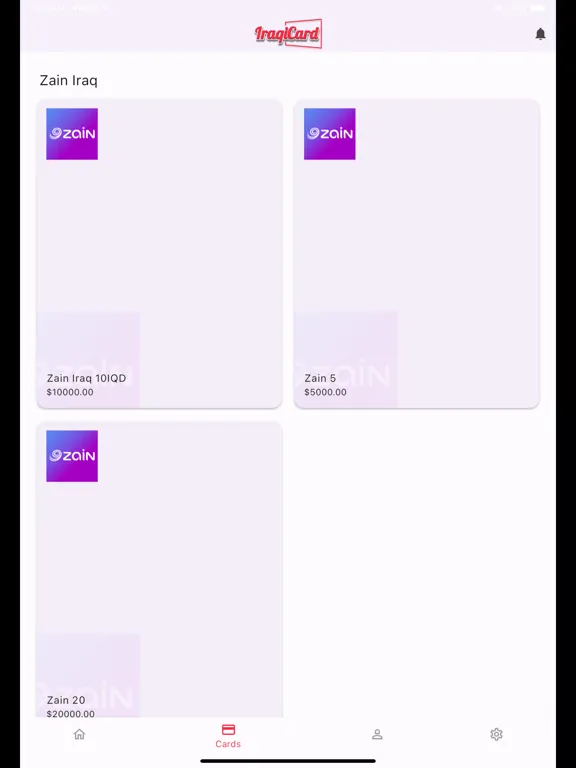 Iraqi Card iPad  سکرین شاٹس