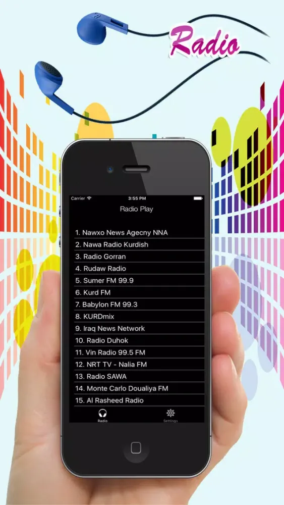 Iraqi Radios - Top Stations Music Player FM 스크린샷