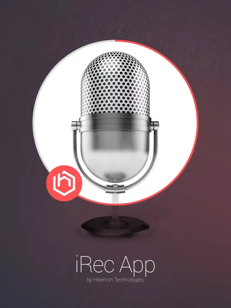 iRec App - audio recorder for VoIP phone call conversation recording, program for voice and sound recording iPad  Screenshots