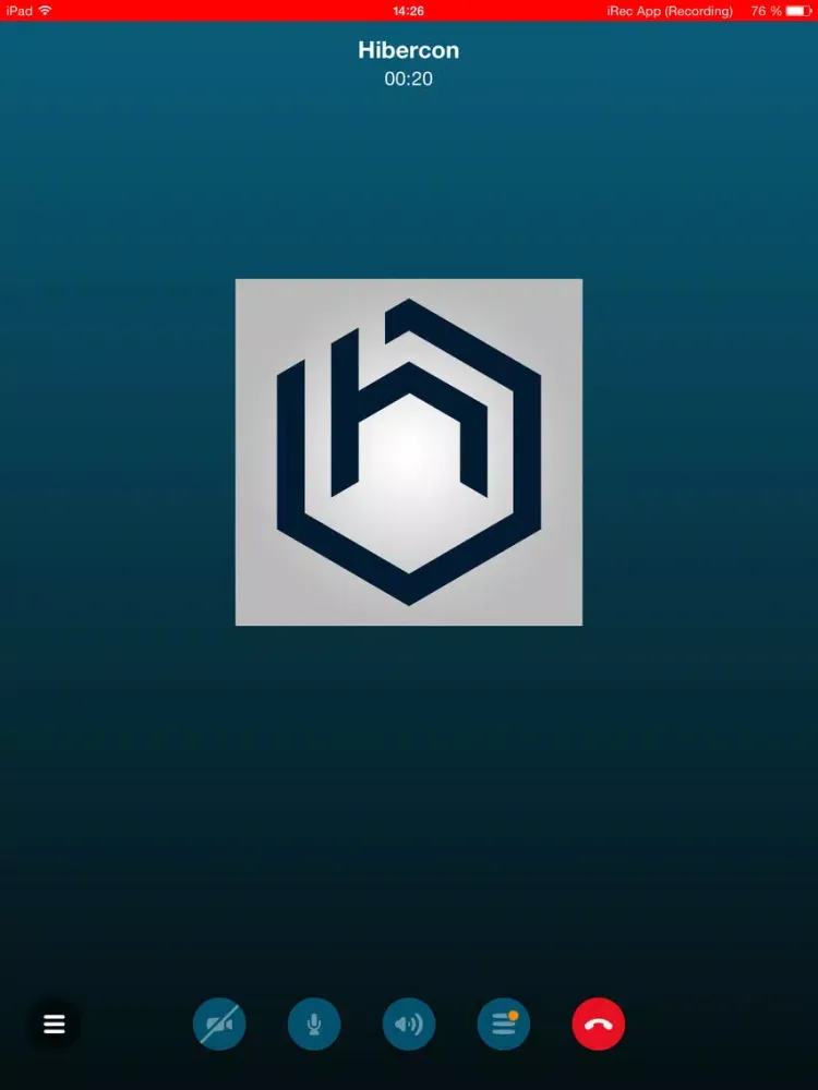 iRec App - audio recorder for VoIP phone call conversation recording, program for voice and sound recording iPad  Screenshots