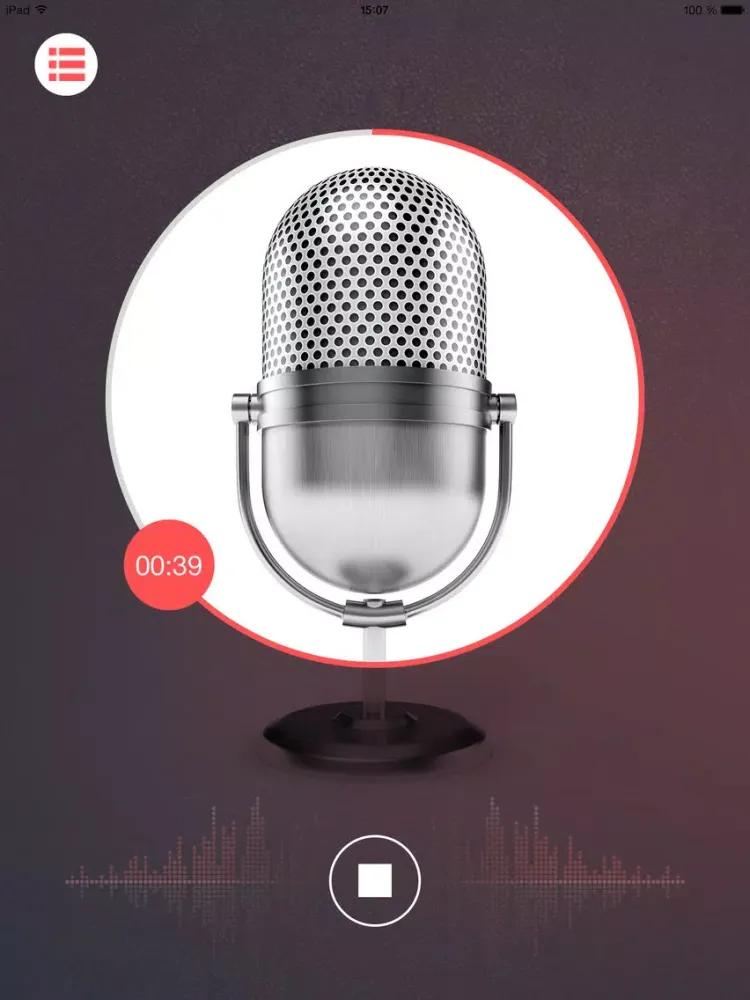 iRec App - audio recorder for VoIP phone call conversation recording, program for voice and sound recording iPad  Screenshots