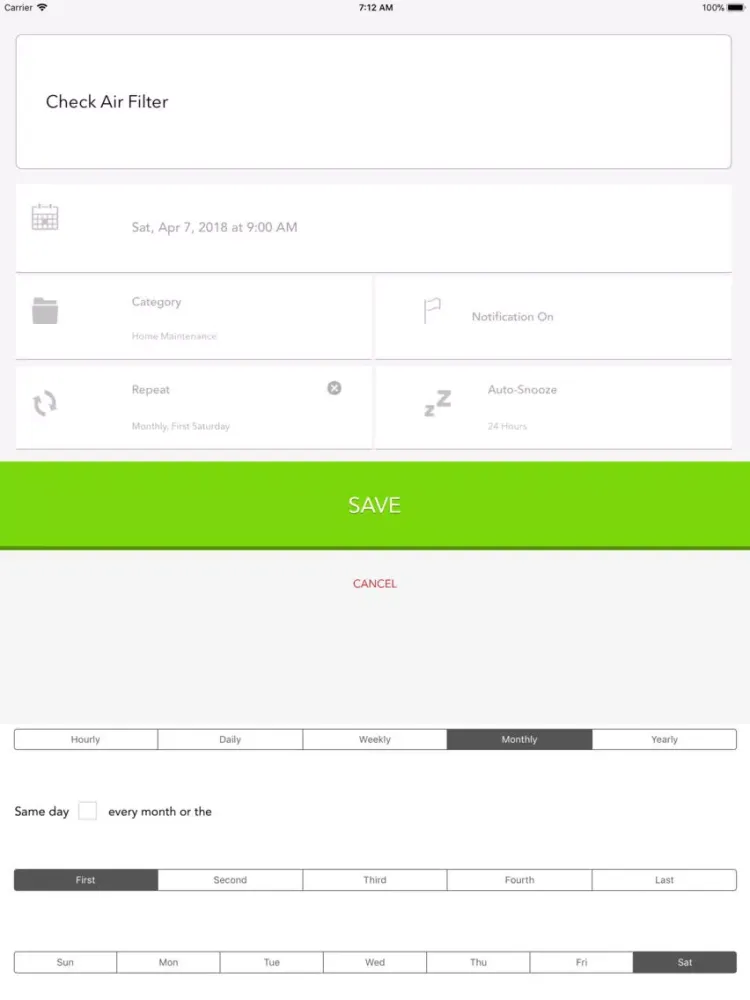 iReminder - Mastermind Edition iPad  スクリーンショット