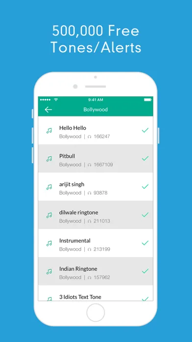 Captures d'écran de Ringtone for iPhone - Free Song & Create Ringtones