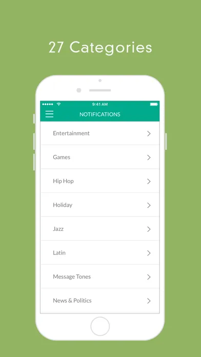 Captures d'écran de Ringtone for iPhone - Free Song & Create Ringtones