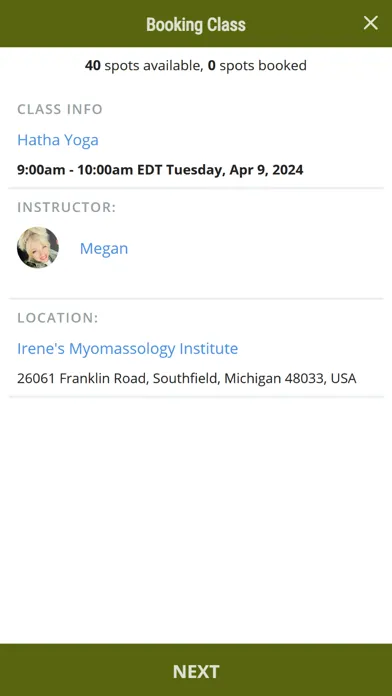 Irene's Myomassology Institute স্ক্রিনশট