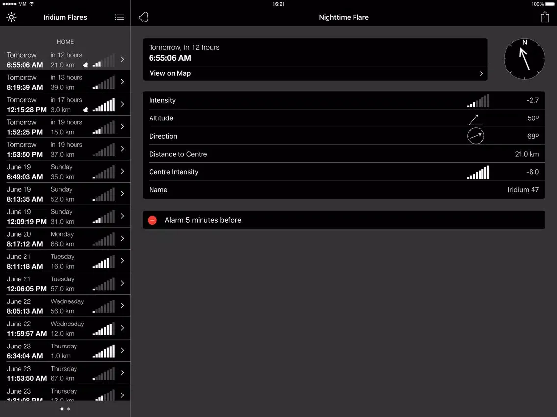 Iridium Flares iPad  سکرین شاٹس